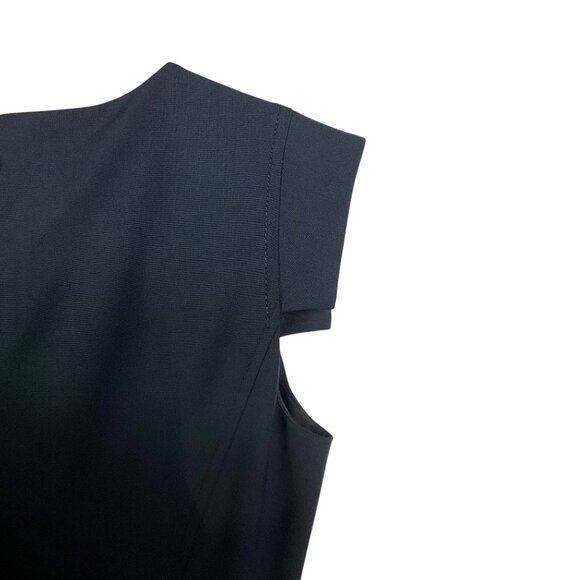 J.Crew 365 Resume Sheath in Navy Blue Italian Stretch Wool Dress, 00P - Picture 6 of 13